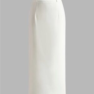 Elegant Slit Back Maxi Skirt